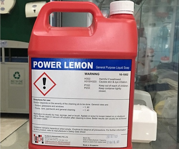 Hóa chất vệ sinh công nghiệp Power Lemon